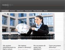 Tablet Screenshot of prawniczafirma.pl
